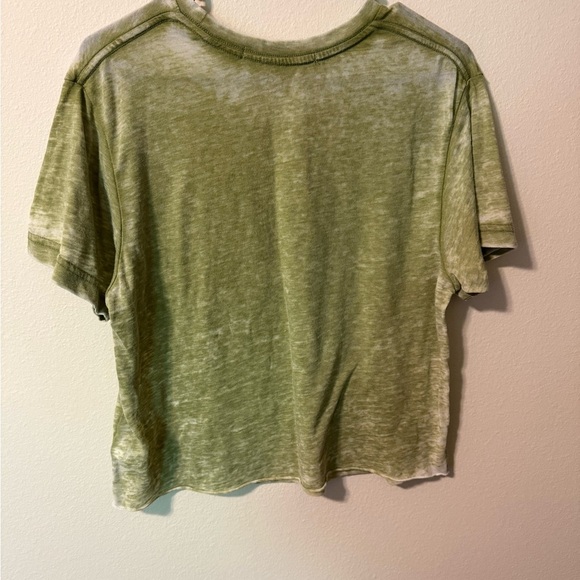 Rebellious One Green Short Sleeve Tee Casual Style - Picture 3 of 4